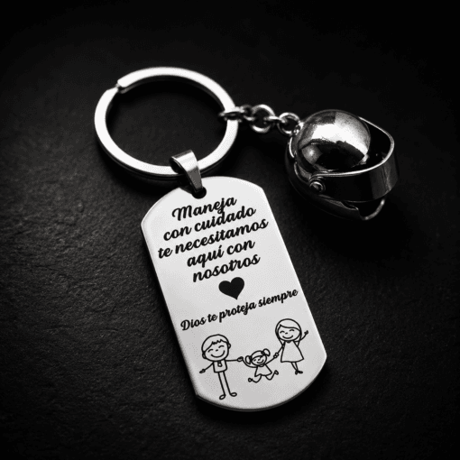 Llavero personalizado de 1 dije - Referencia 004 - Jefer Store