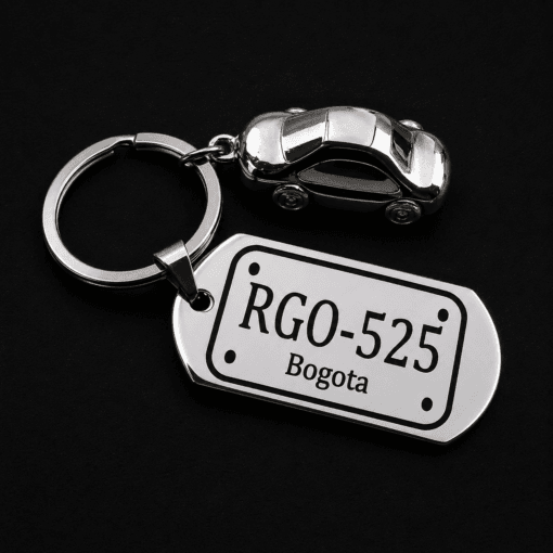 Llavero personalizado de 1 dije - Referencia 009 - Jefer Store