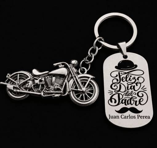 Llavero personalizado de 1 dije - Referencia 014 - Jefer Store