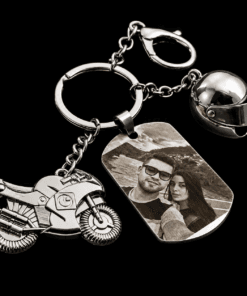 Llavero personalizado 2 dijes Referencia 001