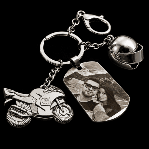 Llavero personalizado 2 dijes Referencia 001