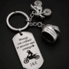 Llavero personalizado de 2 dijes - Referencia 002 js lla 2dij 002