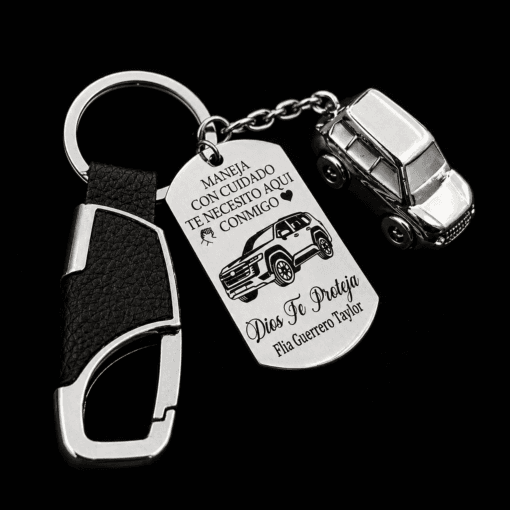 Llavero personalizado de 2 dijes - Referencia 004 - Jefer Store