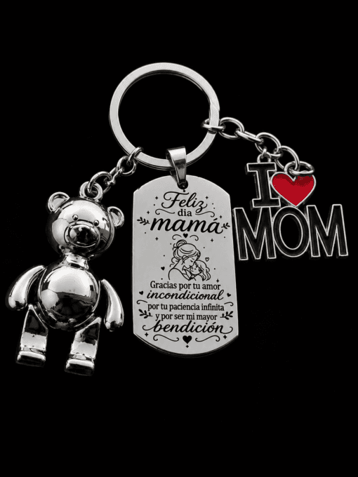 Llavero personalizado de 2 dijes - Referencia 005 - Jefer Store
