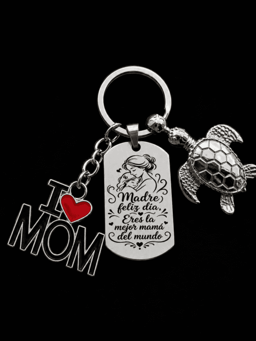 Llavero personalizado de 2 dijes - Referencia 006 - Jefer Store
