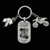 Llavero personalizado de 2 dijes - Referencia 008 js lla 2dij 008