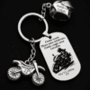 Llavero personalizado de 2 dijes - Referencia 009 js lla 2dij 009