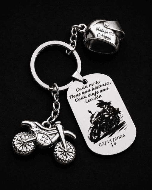 Llavero personalizado de 2 dijes - Referencia 009 - Jefer Store