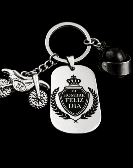 Llavero personalizado de 2 dijes - Referencia 012 - Jefer Store