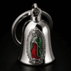 Campana Biker Virgen de Guadalupe Plateada Referencia 005 – Joyería Jefer Store