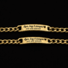 Pulseras para pareja en Baño de Oro - Referencia 003 js pul par bor 003