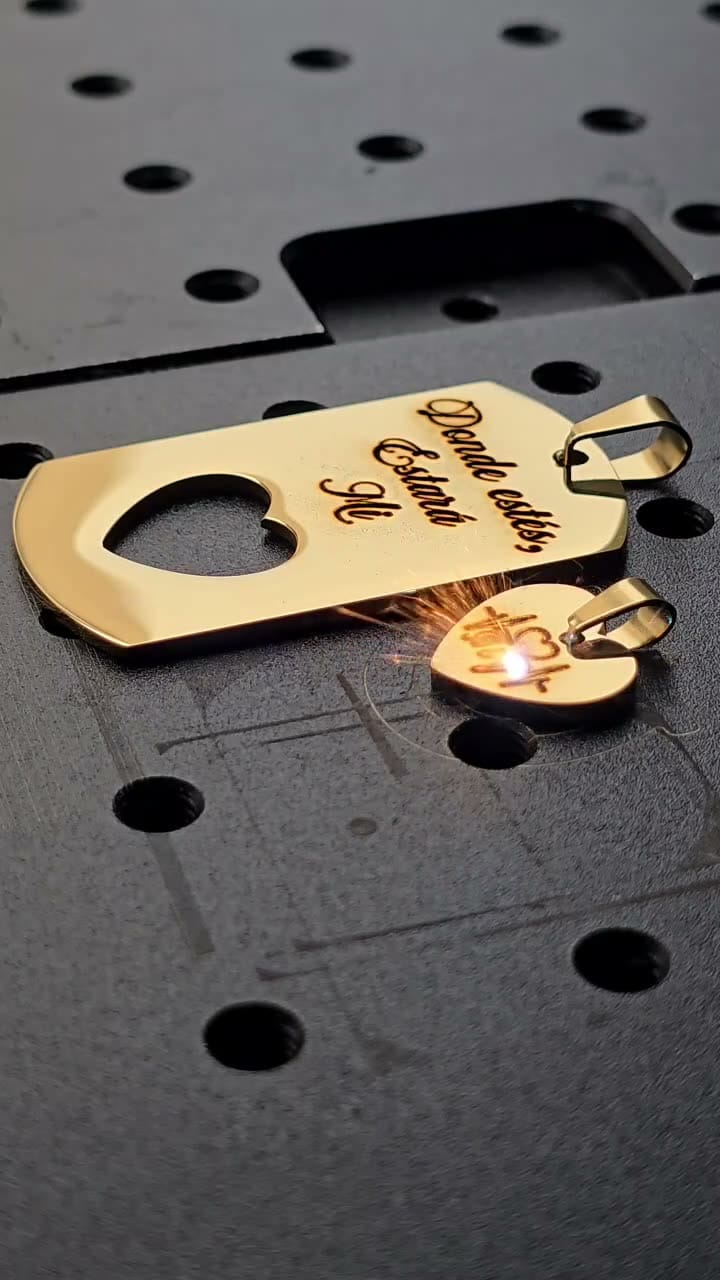 Grabado Laser Dorado